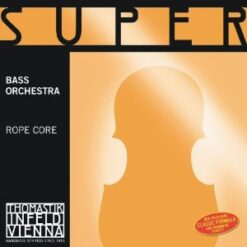 Thomastik Superflexible, Double Bass Strings, Complete Set, 2887.0, 3/4 Size, Orchestral Tuning, Steel Core, Chrome Wound